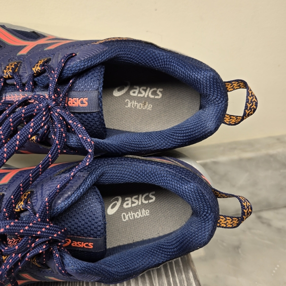 ASICS GEL-Venture 9 Womens Size 9 Trail Running Shoes, Indigo & Papaya, Athletic - Picture 13 of 13